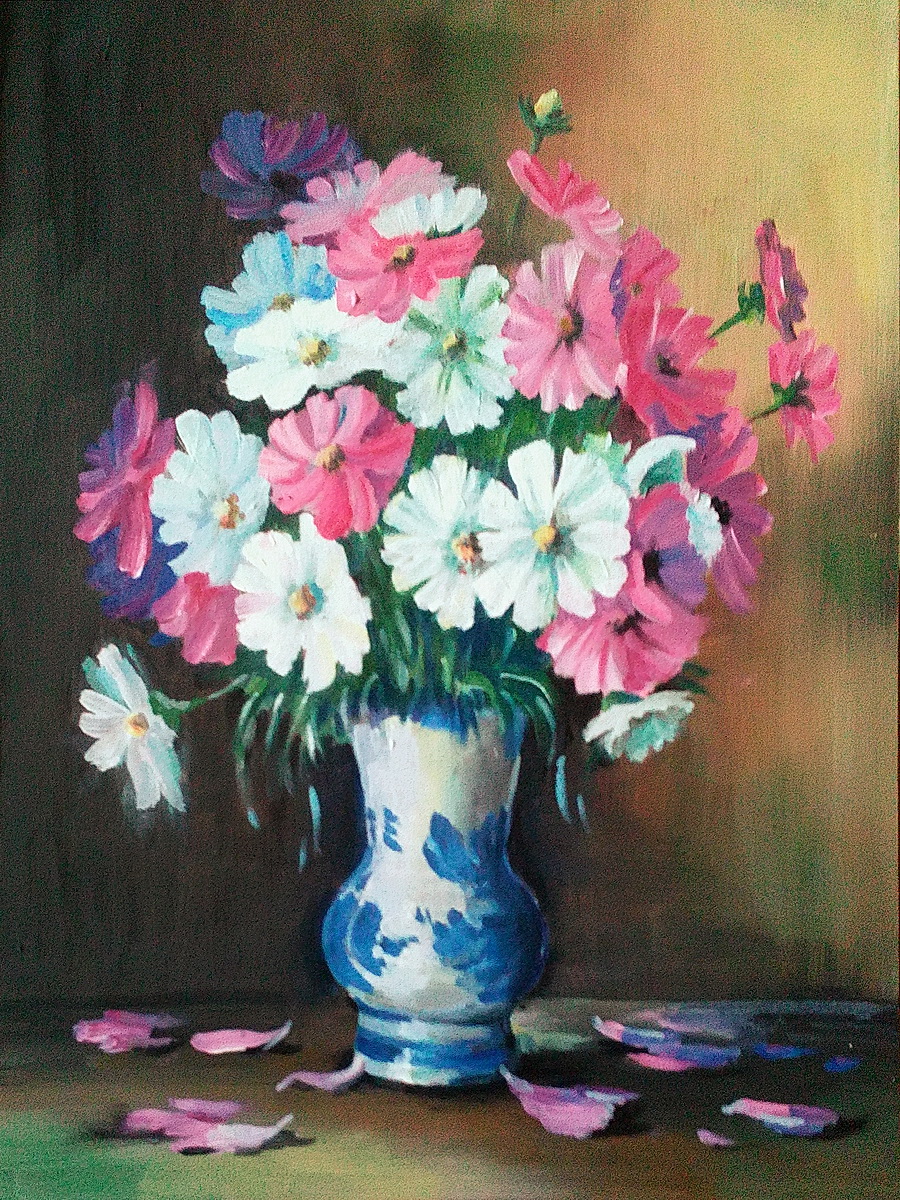 Букет. Астры. Вид 1