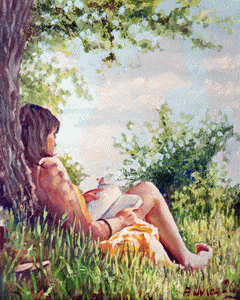 Девушка с книгой